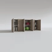 Kenzlife hazır mutfak nonus crd 060*150*32 mutfak banyo dolabı kapaklı raflı thumbnail 2