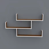 Kenzlife kitaplık gülin 055*080*20 cvz duvar rafı thumbnail 2