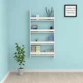 Kenzlife kitaplık fernur 120*060*10 byz duvar rafı - 2