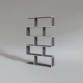 Kenzlife kitaplık firuze 150*090*20 gri duvar rafı - 3