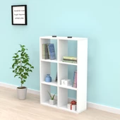 Kenzlife kitaplık güher 090*060*20 byz duvar rafı - 2