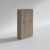 Kenzlife gardırop 4 kapılı 2 çekmeceli biberiye 182*100*42 crd kapaklı gardolap dolap thumbnail 3