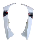 MOTOGUSTO SPARK SAĞ SOL DIŞ DİZLİK TAKIM BEYAZ ORJİNAL thumbnail 2