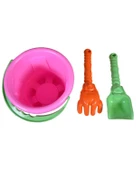 Çocuk Oyuncak Kova Seti Pembe - 3