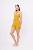 Peraluna IRIS BODY Ajurlu Kadın Triko Body - Hardal - 6