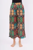 Peraluna LADYBUG TROUSER Baskılı Saten Pantolon - Çok Renkli - 4