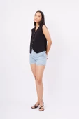 Peraluna AIDA WAISTCOAT Kadın Triko Yelek - Siyah - 6