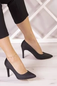 Erkan Saçmacı Gowa Plus Siyah Saten Abiye Stiletto - 2
