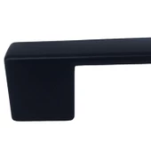 4 Adet Marmara Kulp 128 mm Siyah Mutfak Kulpu Çekmece Dolap Kapak Kulbu Metal  Mobilya Dolabı Kulpları - 2