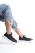 Kadın Bağcıklı Kalın Taban Rahat Günlük Spor Ayakkabı Sneaker thumbnail 1