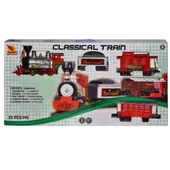 1555 Klasik Tren Seti Sesli ve Işıklı 35 Parça - 1