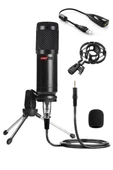 Lastvoice BM800 Condenser Stüdyo Mikrofon (Mini Tripod + 7.1 Ses Kartı) - 1