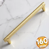 Dekor 160 mm Altın Metal Kulp Mobilya Mutfak Çekmece Dolabı Dolap Kapak Kulpları Kulbu Kulpu 16 cm thumbnail 1