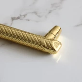 Dekor 160 mm Altın Metal Kulp Mobilya Mutfak Çekmece Dolabı Dolap Kapak Kulpları Kulbu Kulpu 16 cm thumbnail 6