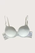Shopidik  Mikro Kumaş Push Up Dolgulu Balenli Günlük Tek Destekli Sütyen - 8
