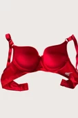 Shopidik  Mikro Kumaş Push Up Dolgulu Balenli Günlük Tek Destekli Sütyen - 12