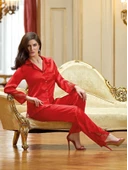 Nurteks 5689 Saten Pijama Takım - 1