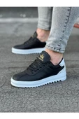 WG021 Siyah Beyaz Erkek Casual Ayakkabı thumbnail 1