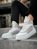 Yüksek Taban Bot 104 Beyaz - 5