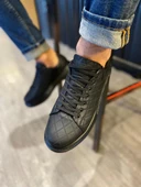 Yüksek Taban Günlük Ayakkabı 044 KAPİTONE Siyah (Siyah Taban) thumbnail 5