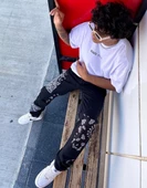 BPM Vip Bandana Design Erkek Kot Pantolon - 4