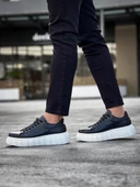 Yüksek Taban Günlük  Ayakkabı 144  Siyah thumbnail 1