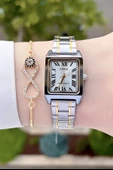 Casio CSISTE45 Gold Gümüş Renk Hediye Paketli Kadın Kol Saati - 3