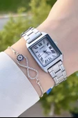 Casio CSISTE44 Kadranı ve Kordonu Gümüş Renk Hediye Paketli Kadın Kol Saati - 4