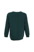 Erkek Baskılı Sweat Yeşil - 5