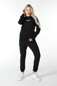 Kadın Baskılı Sweat Siyah - 5