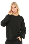 Kadın Oversize Sweat Kol Detaylı Su Yeşili - 10