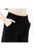Kadın Oversize Bol Paça Pantolon Siyah thumbnail 4