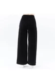 Kadın Oversize Bol Paça Pantolon Siyah thumbnail 5