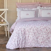 Karaca Home Versay Çift Kişilik Percale Nevresim Takımı Pembe - 2