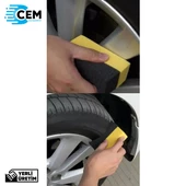CEM CAR CARE Lastik Parlatıcı Uygulama Süngeri Özel Tasarım - 3