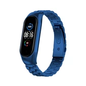 Xiaomi Mi Band 7 Uyumlu Çelik Steel Kordon Kayış - 5
