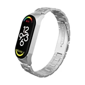Xiaomi Mi Band 7 Uyumlu Çelik Steel Kordon Kayış - 4
