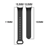 Xiaomi Mi Band 8 Mi Band 9 Uyumlu Akıllı Bileklik Silikon Kordon Kayış - 6