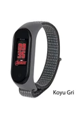Xiaomi Mi Band 5 Mi Band 6 Mi Band 7 Loop Örgü Spor Kordon Kayış - 12