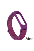 Xiaomi Mi Band 5 Mi Band 6 Mi Band 7 Loop Örgü Spor Kordon Kayış - 11