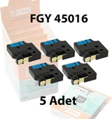 Foogy Dymo D1 Muadili Etiket Plastik Mavi - 12 mm x 7 mt - 45016 - Eko Paket 5'li - 1