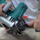 Total Elektrikli Daire Testere Makinası 1600 W TS1161856 Ahşap Sunta MDF Kesim Kesme 185 mm Disk - 5