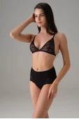 Doreanse 7136 Kadın Yüksel Bel Dantel Detaylı Slip - 3