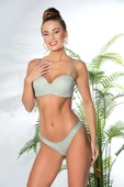 Gallipoli Kadın Açık Yeşil Straplez Sütyen Takım 31761 thumbnail 1