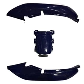 HONDA TİTAN SAĞ SOL SELE ALTI  TAKIM LACİVERT - 2