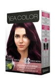 Sea Color Patlıcan Moru 3/66 Saç Boyası 100 ml - 1
