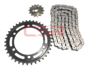 HONDA CBR250 ÖN DİŞLİ ARKA DİŞLİ ZİNCİR TAKIM ORJİNAL thumbnail 1