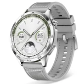 Huawei Watch 3 GT GT2 GT2e GT3 GT4 GT5 Pro 46mm Ultimate SE Elite Kordon Lansman Kumaş Dikişli Silikon 102 - 4