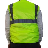 MOTOSİKLET SÜRÜCÜ REFLEKTÖR YELEK FERMUARLI CEPLİ thumbnail 2