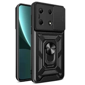 Vendas İnfinix Note 30 4G Kılıf Magnetik Standlı Kamera Korumalı Zore Sürgülü Vega Kapak - 2